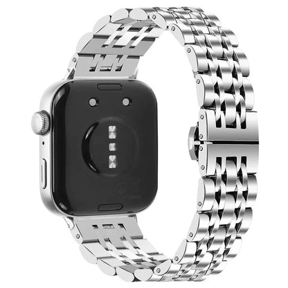 For Huawei Watch Fit 3 Band 316L Stainless Steel Metal Mesh Watch Strap, Silver