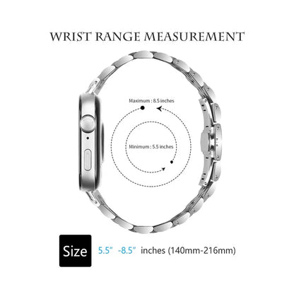 For Huawei Watch Fit 3 Band 316L Stainless Steel Metal Mesh Watch Strap, Silver