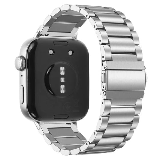 For Huawei Watch Fit 3 Stainless Steel Band Replacement Watch Strap - Silver