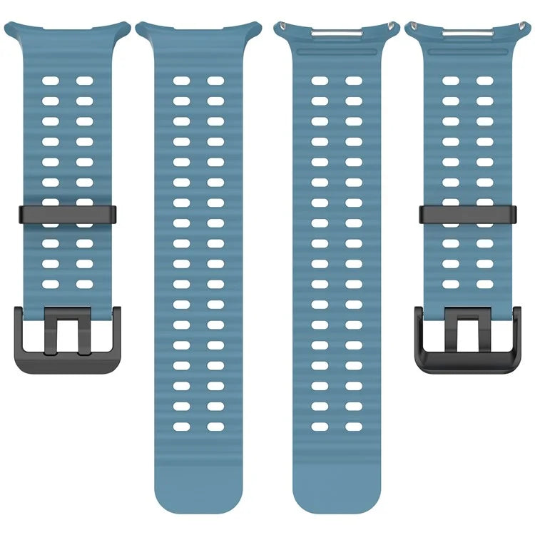 For Samsung Galaxy Watch Ultra 47mm Silicone Watch Strap Dual Pins Buckle Sports Band