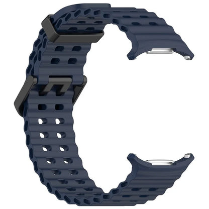 For Samsung Galaxy Watch Ultra 47mm Silicone Watch Strap Dual Pins Buckle Sports Band