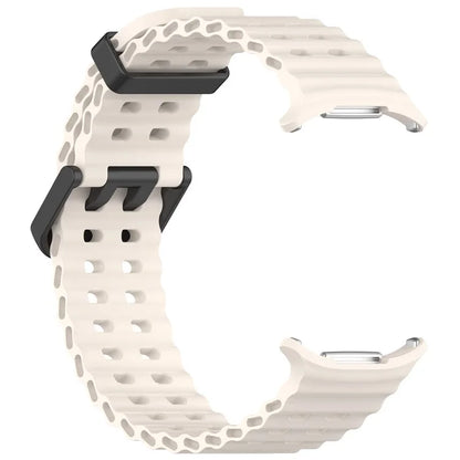 For Samsung Galaxy Watch Ultra 47mm Silicone Watch Strap Dual Pins Buckle Sports Band