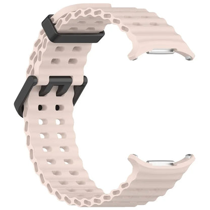 For Samsung Galaxy Watch Ultra 47mm Silicone Watch Strap Dual Pins Buckle Sports Band