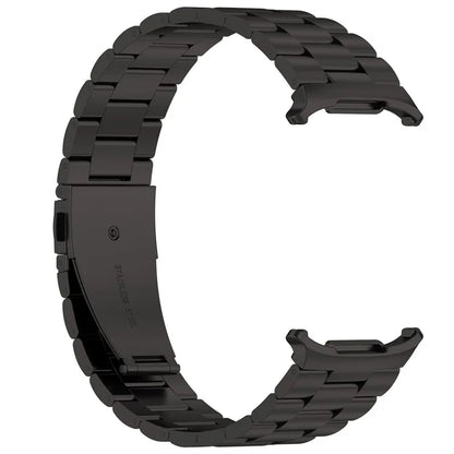 For Samsung Galaxy Watch Ultra 47mm Metal Watch Band Three-Beads Steel Wrist Strap