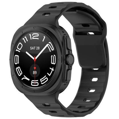 For Samsung Galaxy Watch Ultra 47mm Watch Band Adjustable Silicone Wrist Strap
