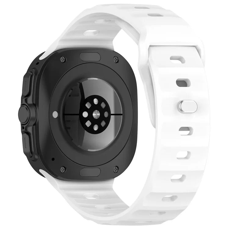 For Samsung Galaxy Watch Ultra 47mm Watch Band Adjustable Silicone Wrist Strap
