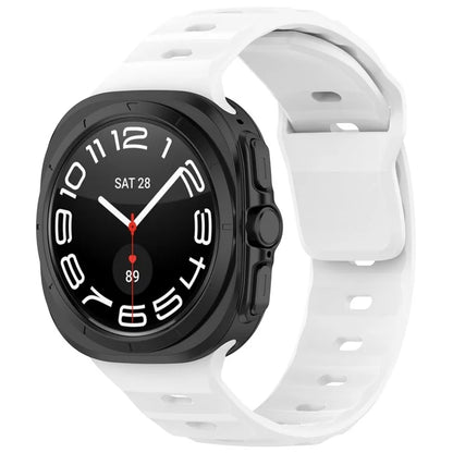 For Samsung Galaxy Watch Ultra 47mm Watch Band Adjustable Silicone Wrist Strap