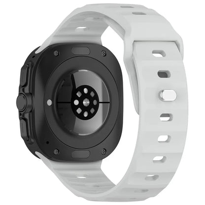 For Samsung Galaxy Watch Ultra 47mm Watch Band Adjustable Silicone Wrist Strap