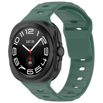 For Samsung Galaxy Watch Ultra 47mm Watch Band Adjustable Silicone Wrist Strap