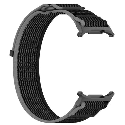 For Samsung Galaxy Watch Ultra 47mm Nylon Watch Band Loop Fastener Adjustable Wrist Strap