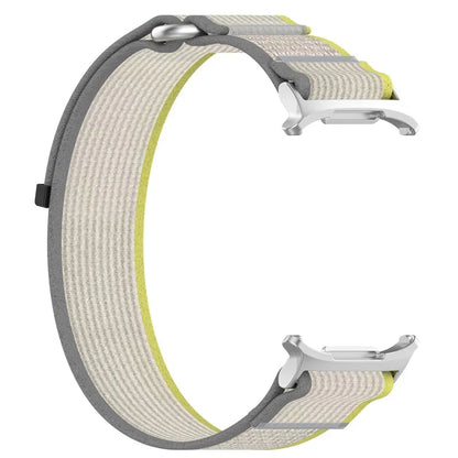 For Samsung Galaxy Watch Ultra 47mm Nylon Watch Band Loop Fastener Adjustable Wrist Strap