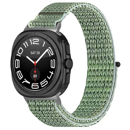 For Samsung Galaxy Watch Ultra 47mm Nylon Watch Strap Adjustable Wrist Band Replacement