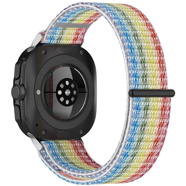 For Samsung Galaxy Watch Ultra 47mm Nylon Watch Strap Adjustable Wrist Band Replacement