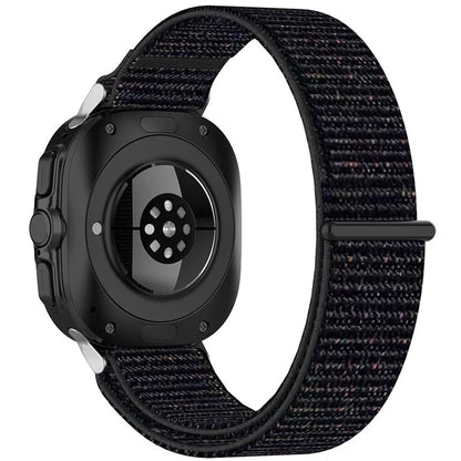 For Samsung Galaxy Watch Ultra 47mm Nylon Watch Strap Adjustable Wrist Band Replacement