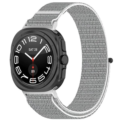 For Samsung Galaxy Watch Ultra 47mm Nylon Watch Strap Adjustable Wrist Band Replacement