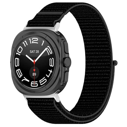 For Samsung Galaxy Watch Ultra 47mm Nylon Watch Strap Adjustable Wrist Band Replacement