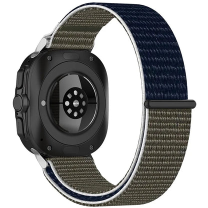 For Samsung Galaxy Watch Ultra 47mm Nylon Watch Strap Adjustable Wrist Band Replacement