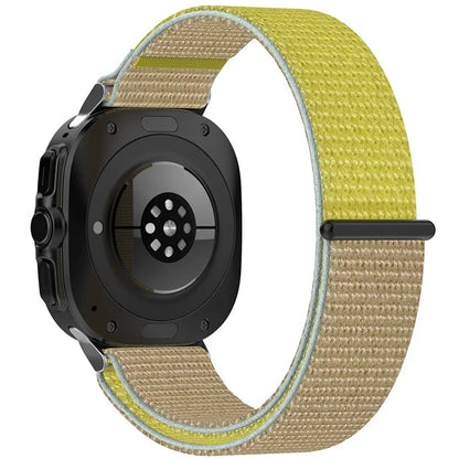 For Samsung Galaxy Watch Ultra 47mm Nylon Watch Strap Adjustable Wrist Band Replacement