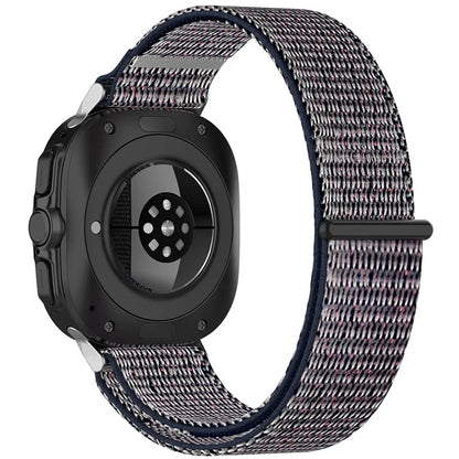 For Samsung Galaxy Watch Ultra 47mm Nylon Watch Strap Adjustable Wrist Band Replacement