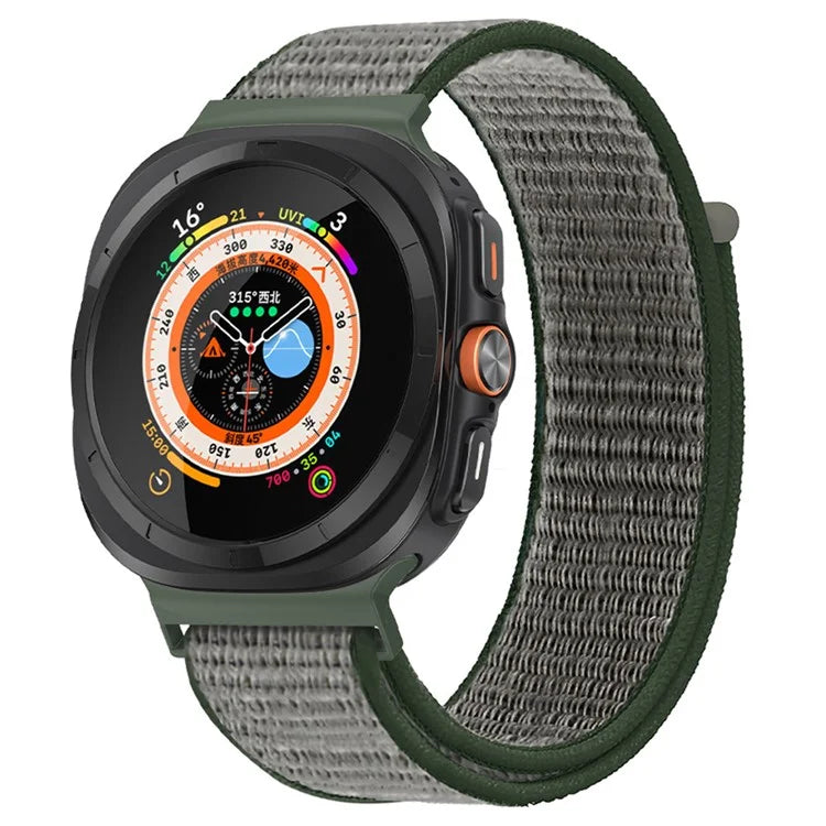 For Samsung Galaxy Watch Ultra 47mm Adjustable Braided Nylon Band Replacement Wrist  Strap