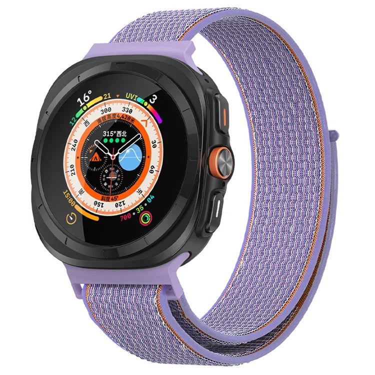 For Samsung Galaxy Watch Ultra 47mm Adjustable Braided Nylon Band Replacement Wrist  Strap
