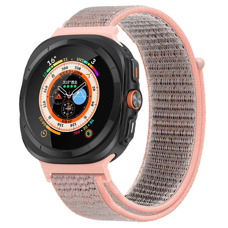 For Samsung Galaxy Watch Ultra 47mm Adjustable Braided Nylon Band Replacement Wrist  Strap