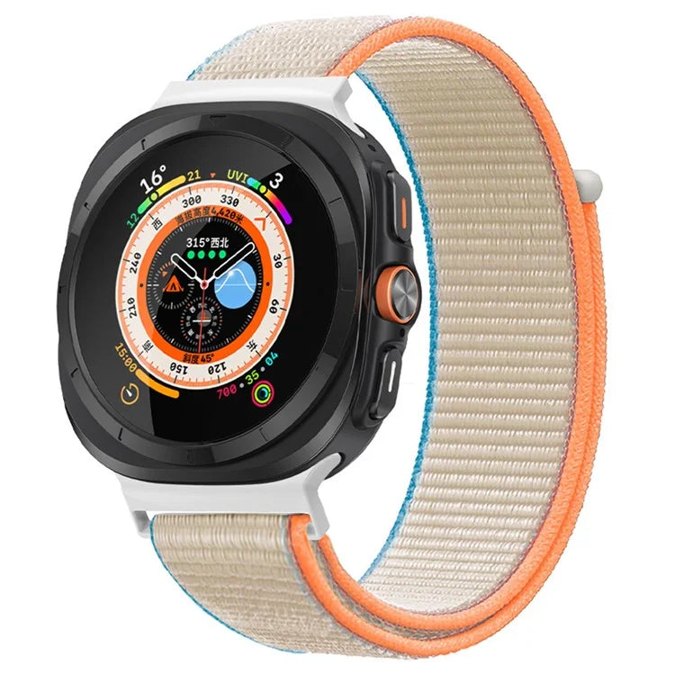 For Samsung Galaxy Watch Ultra 47mm Adjustable Braided Nylon Band Replacement Wrist  Strap
