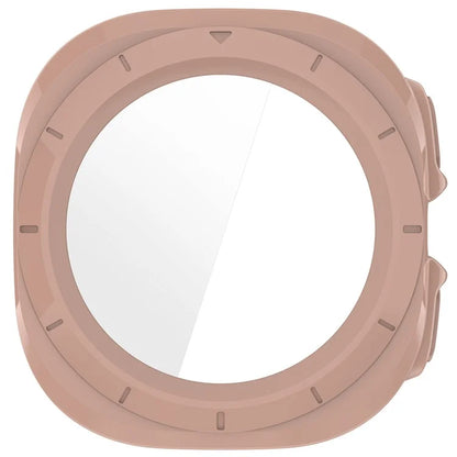 For Samsung Galaxy Watch Ultra 47mm PC Protective Case Watch Frame Integrated with Tempered Glass Screen Film