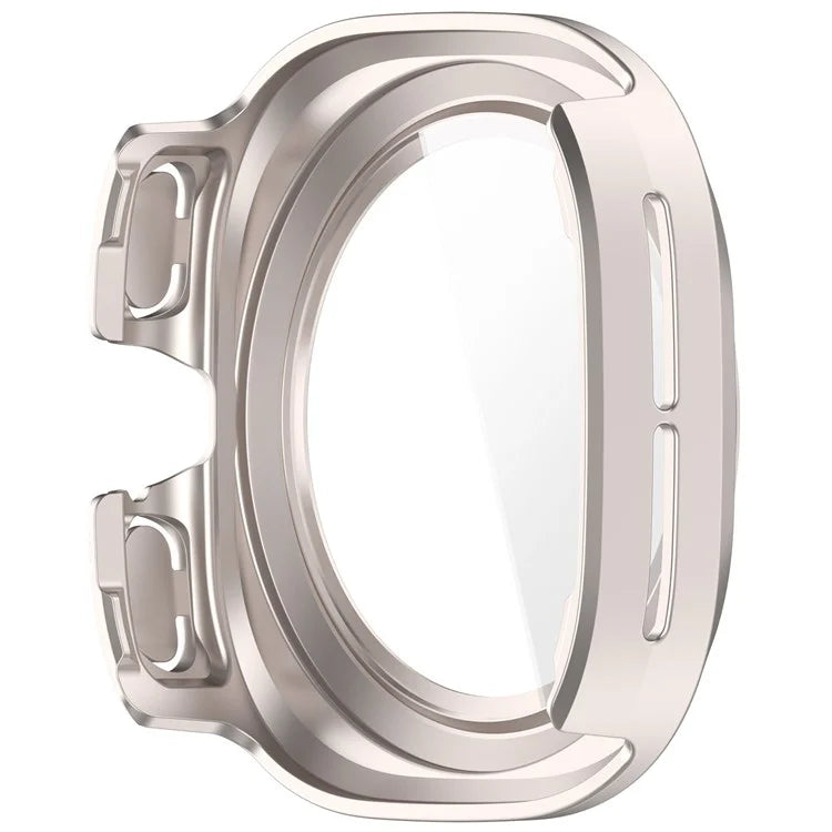 For Samsung Galaxy Watch Ultra 47mm PC Protective Case Watch Frame Integrated with Tempered Glass Screen Film