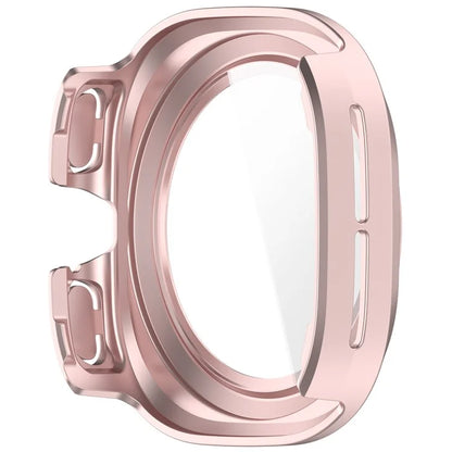 For Samsung Galaxy Watch Ultra 47mm PC Protective Case Watch Frame Integrated with Tempered Glass Screen Film