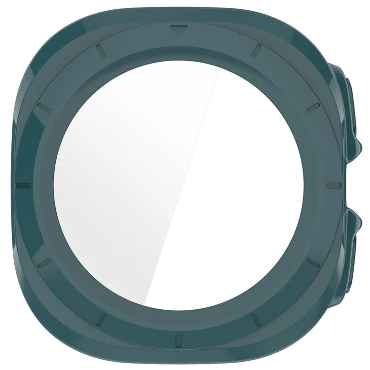 For Samsung Galaxy Watch Ultra 47mm PC Protective Case Watch Frame Integrated with Tempered Glass Screen Film