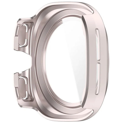 For Samsung Galaxy Watch Ultra 47mm PC Protective Case Watch Frame Integrated with Tempered Glass Screen Film