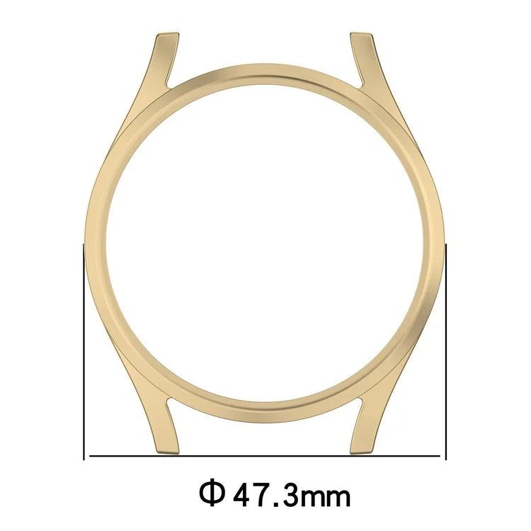 For Samsung Galaxy Watch7 44mm Anti-Collision PC Watch Case Hollow Protective Frame