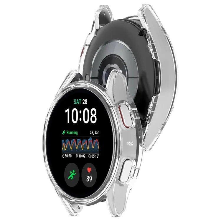 For Samsung Galaxy Watch7 44mm Anti-Collision PC Watch Case Hollow Protective Frame
