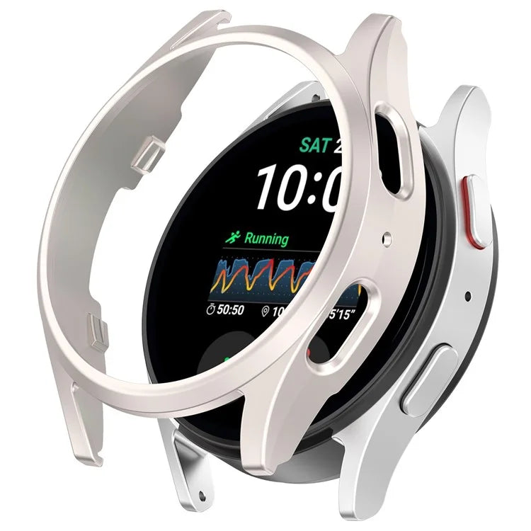 For Samsung Galaxy Watch7 44mm Anti-Collision PC Watch Case Hollow Protective Frame