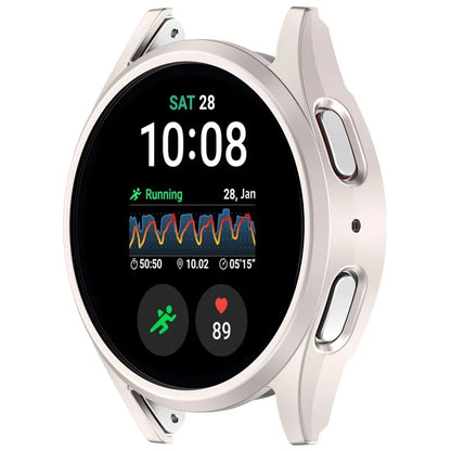 For Samsung Galaxy Watch7 44mm Anti-Collision PC Watch Case Hollow Protective Frame