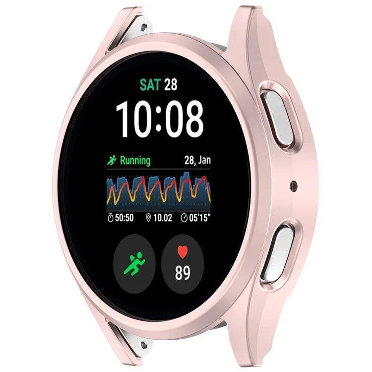 For Samsung Galaxy Watch7 44mm Anti-Collision PC Watch Case Hollow Protective Frame