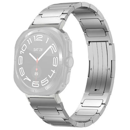 For Samsung Galaxy Watch Ultra 47mm Replacement Watch Band Folding Buckle Titanium Alloy Strap