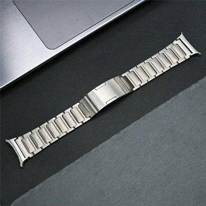 For Samsung Galaxy Watch Ultra 47mm Replacement Watch Band Folding Buckle Titanium Alloy Strap