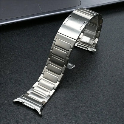 For Samsung Galaxy Watch Ultra 47mm Replacement Watch Band Folding Buckle Titanium Alloy Strap