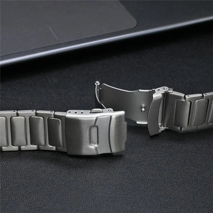 For Samsung Galaxy Watch Ultra 47mm Safety Buckle Titanium Alloy Strap Replacement Watch Band