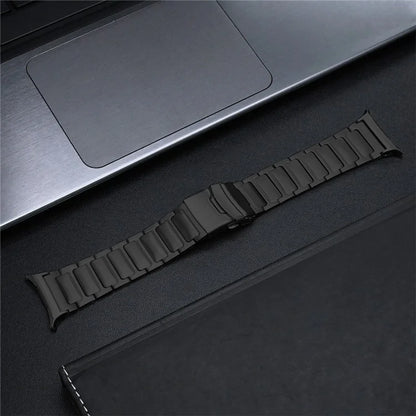 For Samsung Galaxy Watch Ultra 47mm Safety Buckle Titanium Alloy Strap Replacement Watch Band