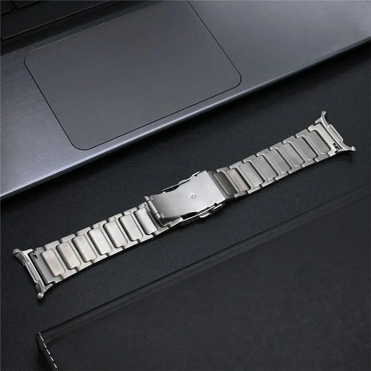 For Samsung Galaxy Watch Ultra 47mm Safety Buckle Titanium Alloy Strap Replacement Watch Band