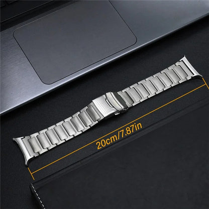 For Samsung Galaxy Watch Ultra 47mm Safety Buckle Titanium Alloy Strap Replacement Watch Band