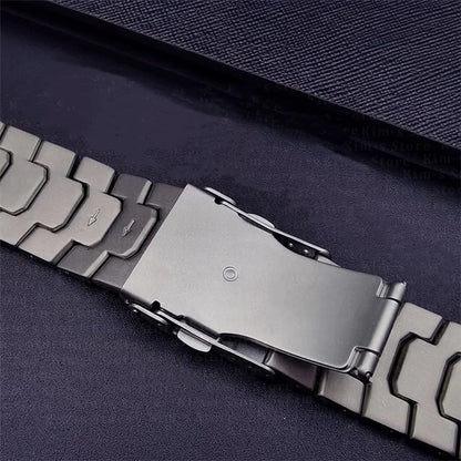 For Samsung Galaxy Watch Ultra 47mm Titanium Alloy Strap Replacement Watch Band with Safety Buckle