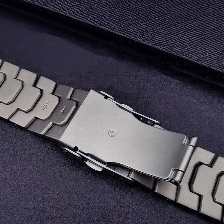 For Samsung Galaxy Watch Ultra 47mm Titanium Alloy Strap Replacement Watch Band with Safety Buckle