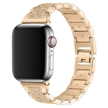 For Apple Watch 10 46mm / Ultra 2 / Ultra 49mm / 9 8 7 45mm / SE (2023) SE (2022) SE 6 5 4 44mm / 3 2 1 42mm S Pattern Metal Strap
