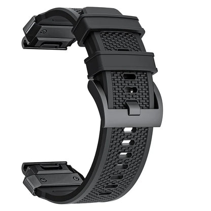 For Garmin Fenix 3 / 5 / 5X / 6X / 7X Soft Rubber Replacement Strap 26mm Universal Smart Watch Wrist Band