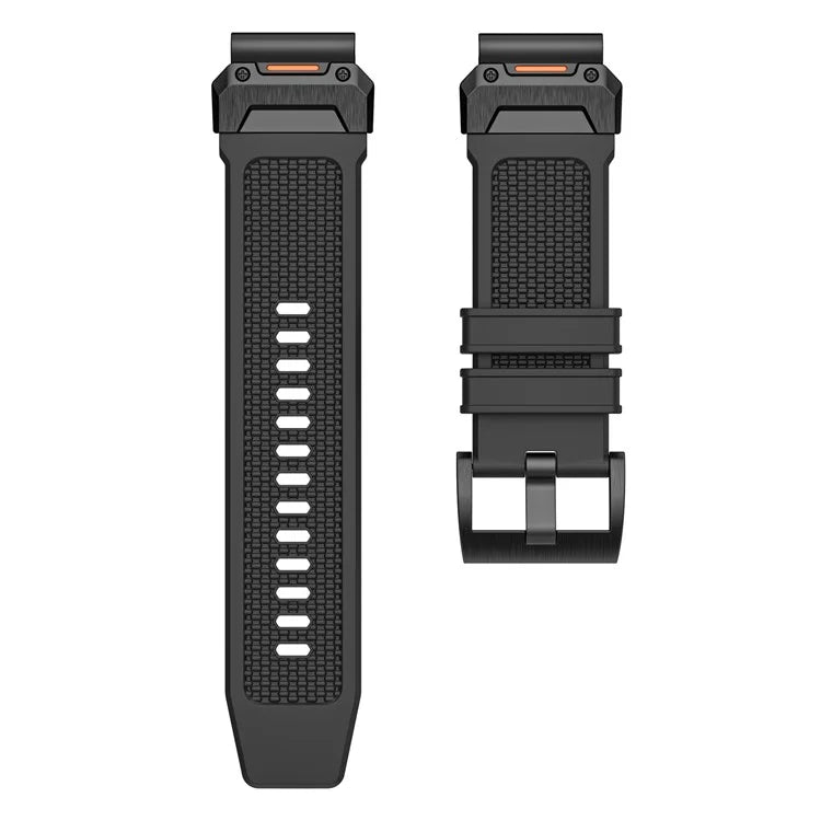 For Garmin Fenix 3 / 5 / 5X / 6X / 7X Soft Rubber Replacement Strap 26mm Universal Smart Watch Wrist Band
