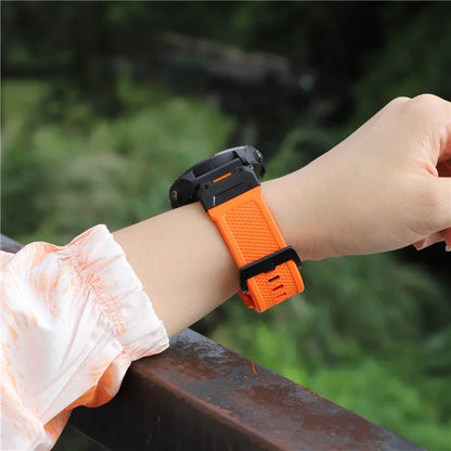 For Garmin Fenix 3 / 5 / 5X / 6X / 7X Soft Rubber Replacement Strap 26mm Universal Smart Watch Wrist Band